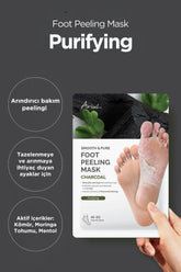 Ariul Smooth & Pure Foot Peeling Mask Purifying - Çorap Tipi Derinlemesine Arındırıcı Ayak Peeling Maskesi