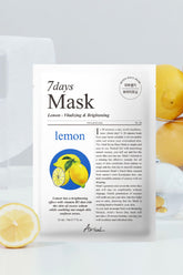 Ariul 7 Days Mask Lemon C - Canlandırıcı ve Aydınlatıcı Limon Özlü Vegan Kağıt Mask