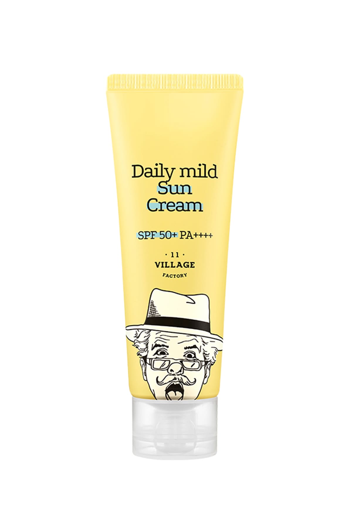 Village 11 Factory Daily Mild Sun Cream SPF50+ PA++++ 50ml - Günlük Güçlü Güneş Kremi