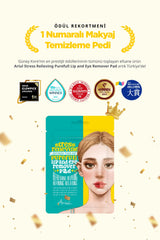 Ariul Stress Relieving Purefull Lip and Eye Remover Pad 10 Pads - Cildi Kurutmayan Dudak ve Göz Makyaj Arındırıcı Pamuk Ped
