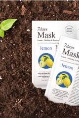 Ariul 7 Days Mask Lemon C - Canlandırıcı ve Aydınlatıcı Limon Özlü Vegan Kağıt Mask