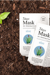 Ariul 7 Days Mask Aloe H - Nemlendirici & Yatıştırıcı Aloe Vera Vegan Kağıt Maske