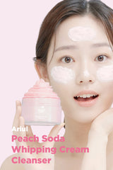 Ariul Peach Soda Whipping Cream Cleanser 100ml - Şeftali Ekstreli Gözenek Arındırıcı Yoğun Köpük Temizleyici