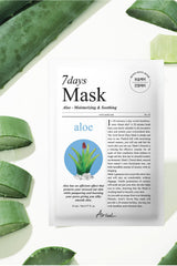 Ariul 7 Days Mask Aloe H - Nemlendirici & Yatıştırıcı Aloe Vera Vegan Kağıt Maske