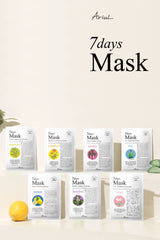 Ariul 7 Days Mask Heartleaf P - Yatıştırıcı & Nemlendirici Kalp Yaprağı Özlü Vegan Kağıt Maske