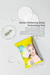 Ariul Stress Relieving Daily Pick Peeling Pad 30 Pads - Gözenek Arındırıcı Peeling Etkili AHA & BHA Vegan Cilt Pedleri
