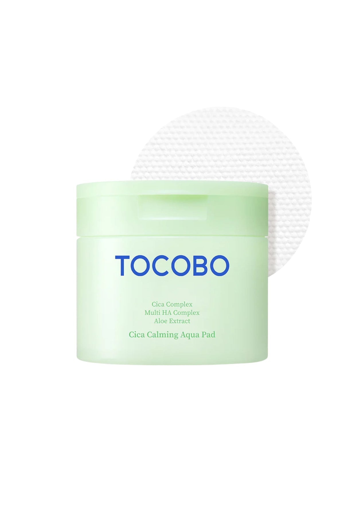 Tocobo Cica Calming Aqua Pad 60 Pads - Centella Asiatica’lı Yatıştırıcı & Nemlendirici Tonik Ped