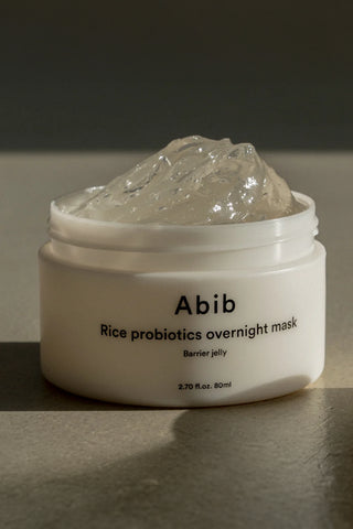 Abib Rice Probiotics Overnight Mask Barrier Jelly 80ml - Bariyer Kalkanı Probiyotik Gece Maskesi