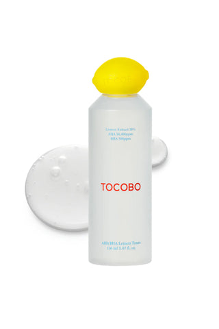 Tocobo AHA BHA Lemon Toner 150ml - Aydınlatıcı & Arındırıcı Vegan Tonik