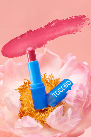 Tocobo Powder Cream Lip Balm 032 Rose Petal 19gr - Mat & Pudra Bitişli Vegan Lip Balm