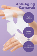 Ariul Expert Peptide Collagen Gel Mask (4 Sheets) - Peptit & Kolajen Sıkılaştırıcı Jel Maske 4’lü Set