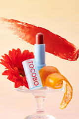 Tocobo Glass Tinted Lip Balm 013 Tangerine Red 19gr - Peeling Etkili & Parlatıcı Vegan Lip Balm