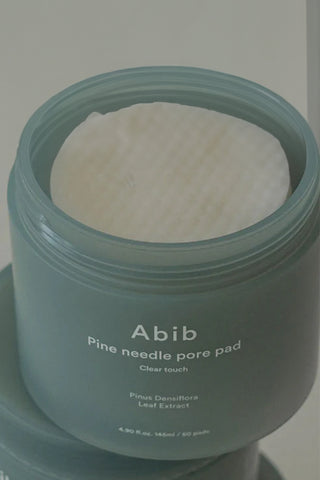 Abib Pine Needle Pore Pad Clear Touch 60 Pads - Peeling Etkili & Gözenek Karşıtı Cilt Pedleri