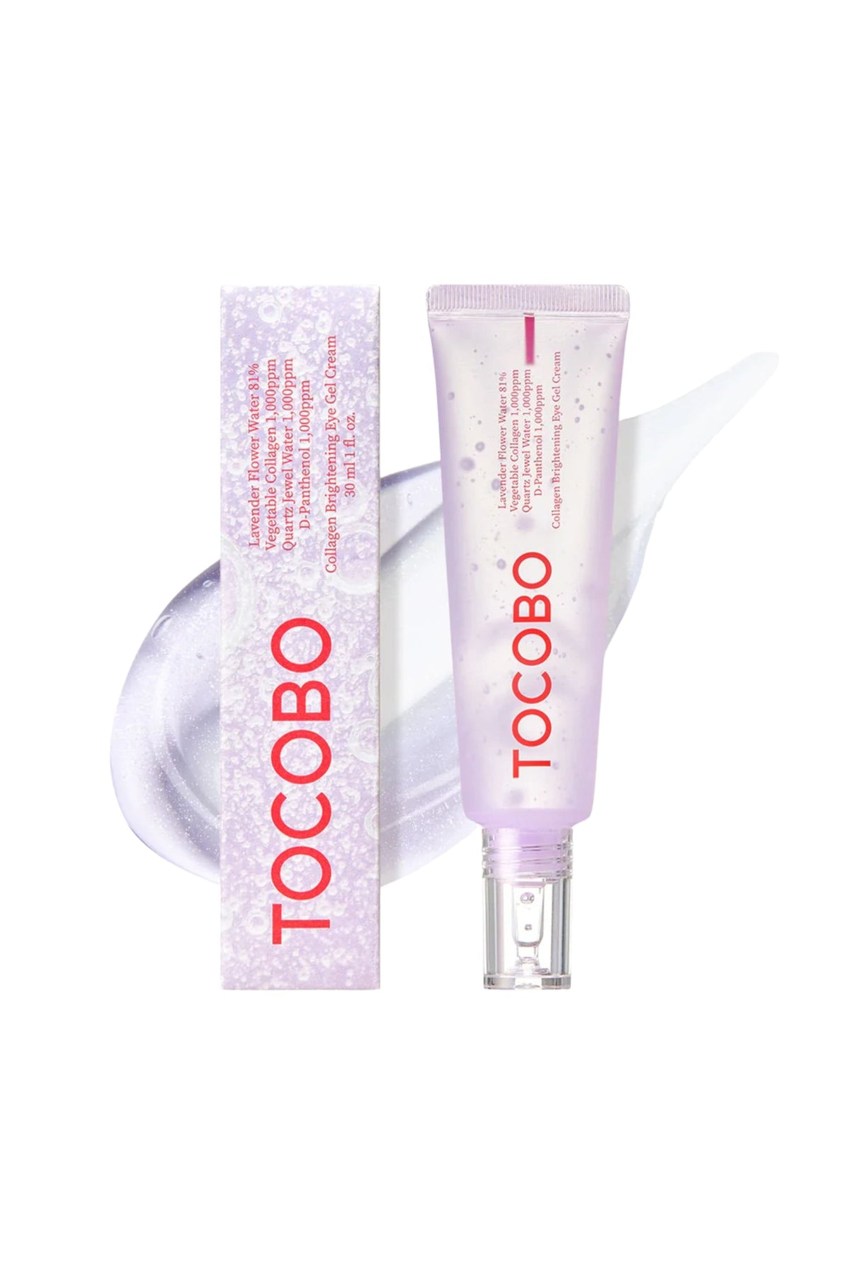 Tocobo Collagen Brightening Eye Gel Cream 30ml - İnce Çizgi Karşıtı, Aydınlatıcı ve Ferahlatıcı Vegan Jel Göz Kremi