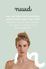 Nuud Family Pack 4 x 15ml - 72 Saat Etkili, %100 Doğal & Vegan Parfümsüz Krem Deodorant Aile Paketi