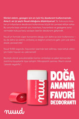 Nuud Juniper x Mint Stick 45g - 48 Saat Etkili, %100 Doğal & Vegan Parfümsüz Ardıç x Nane Kokulu Stick Deodorant