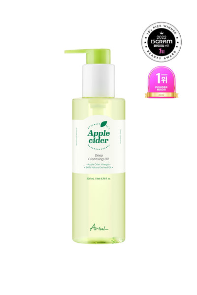 Ariul Apple Cider Deep Cleansing Oil 200ml - Elma Sirkeli Gözenek Arındırıcı Yağ Bazlı Vegan Temizleme Yağı
