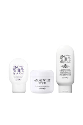 Snow White 3'lü Set - Yüz & Vücut Beyazlatıcı Bakım Seti