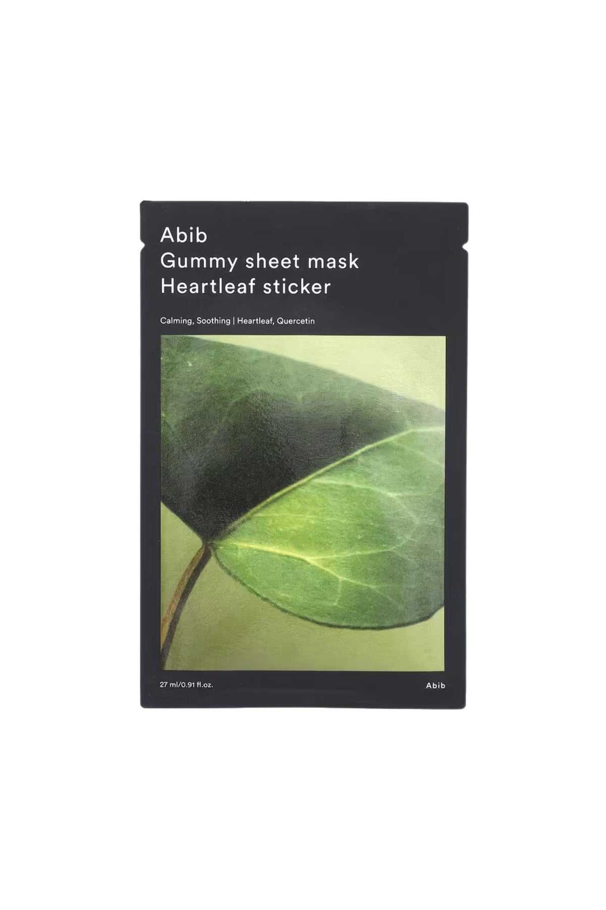 Abib Gummy Sheet Mask Heartleaf Sticker - Sakinleştirici & Yatıştırıcı Vegan Maske