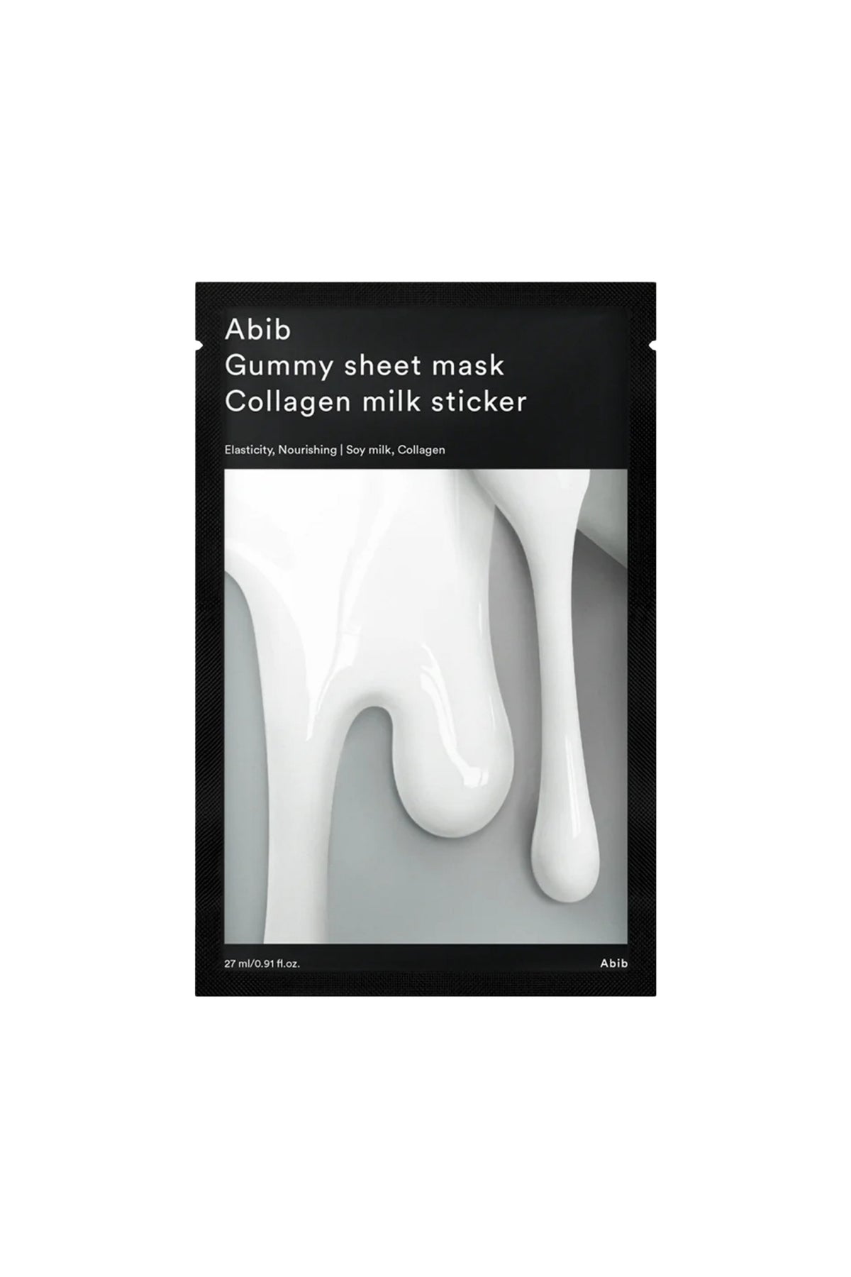 Abib Gummy Sheet Mask Collagen Milk Sticker - Elastikiyet & Işıltı Veren Vegan Maske