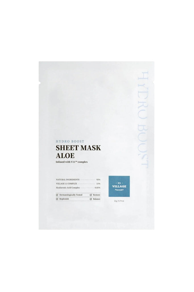 Village 11 Factory Hydro Boost Sheet Mask Aloe – Aloe Vera Maske