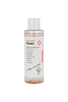 Village 11 Factory B Skin Formula Toner 250ml - Arındırıcı, Canlandırıcı ve Sıkılaştırıcı Gül & Glikolik Asit Tonik