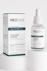 Neoskin Neo Pores 10 30ml - Gözenek sıkılaştırıcı, Siyah nokta ve Akne karşıtı Özel Aydınlatıcı Bakım Serumu