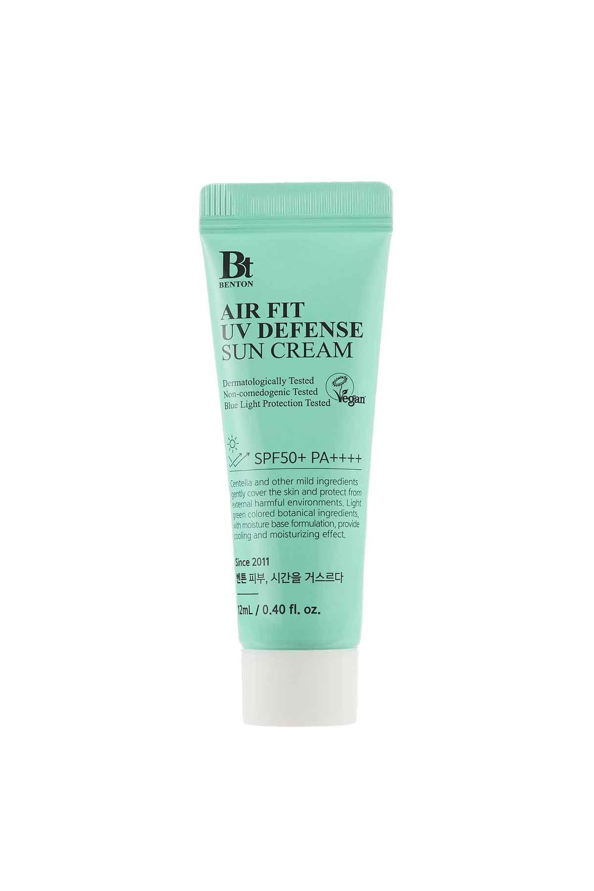 Benton Air Fit UV Defense Sun Cream SPF50+ PA++++ 12ml - Güçlü UV & Mavi Işık Yüksek Korumalı Nemlendirici Vegan Cica Güneş Kremi