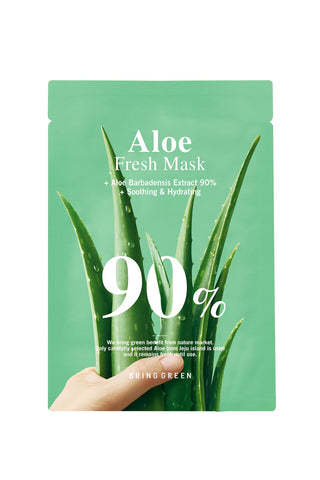 Bring Green 90% Fresh Mask – Aloe Vera – Doğal Vegan Maske  #Aloe Vera