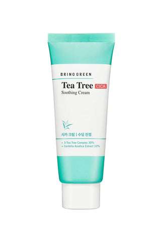 Bring Green Tea Tree Cica Soothing Cream 100ml – Çay Ağacı & Cica Kremi