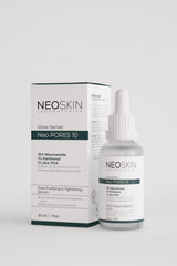 Neoskin Neo Pores 10 30ml - Gözenek sıkılaştırıcı, Siyah nokta ve Akne karşıtı Özel Aydınlatıcı Bakım Serumu