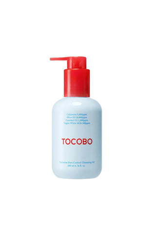 Tocobo Calamine Pore Control Cleansing Oil 200ml - Siyah Nokta & Sebum Dengeleyici Vegan Temizleme Yağı