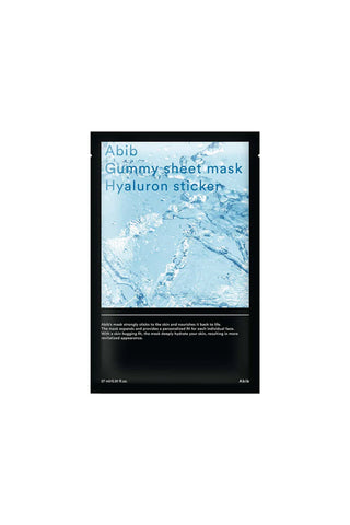 Abib Gummy Sheet Mask Hyaluron Sticker - Yoğun Nemlendirici Vegan Mask