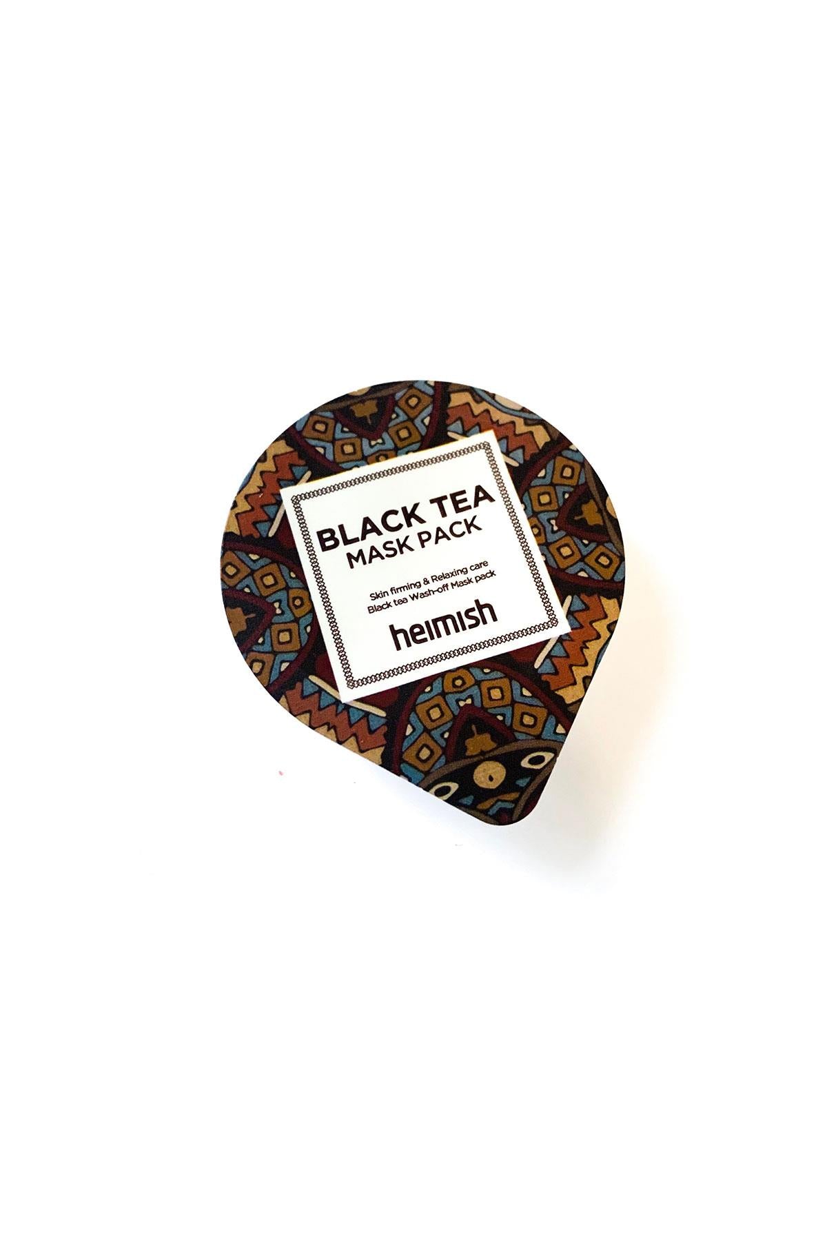 Heimish Black Tea Mask Pack Mini - Siyah Çay Yüz Maskesi Blister