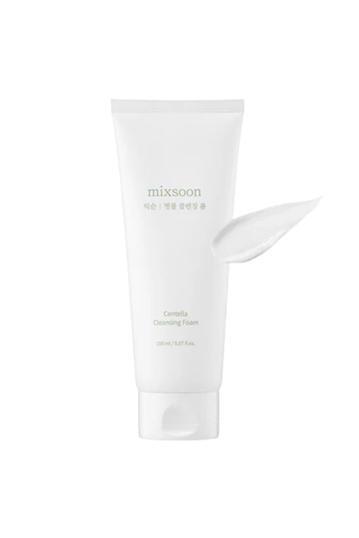 mixsoon Centella Cleansing Foam 150ml - Hassas ve Akneye Meyilli Ciltler için Köpük Vegan Temizleyici