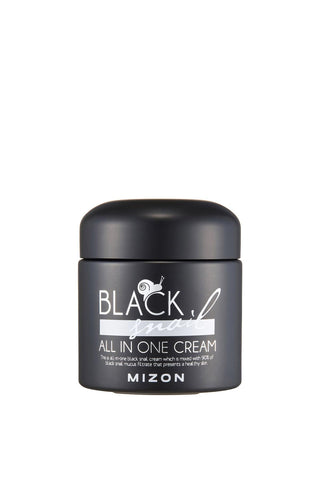 Mizon Black Snail All In One Cream - Siyah Salyangoz & Siyah Bitki Ekstreli Premium Bakım Kremi