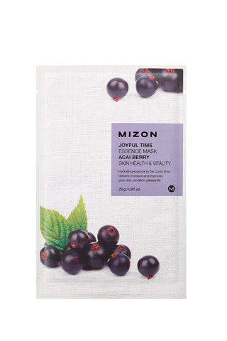 Mizon Joyful Time Essence Mask Acai Berry - Acai Üzümü Maskesi