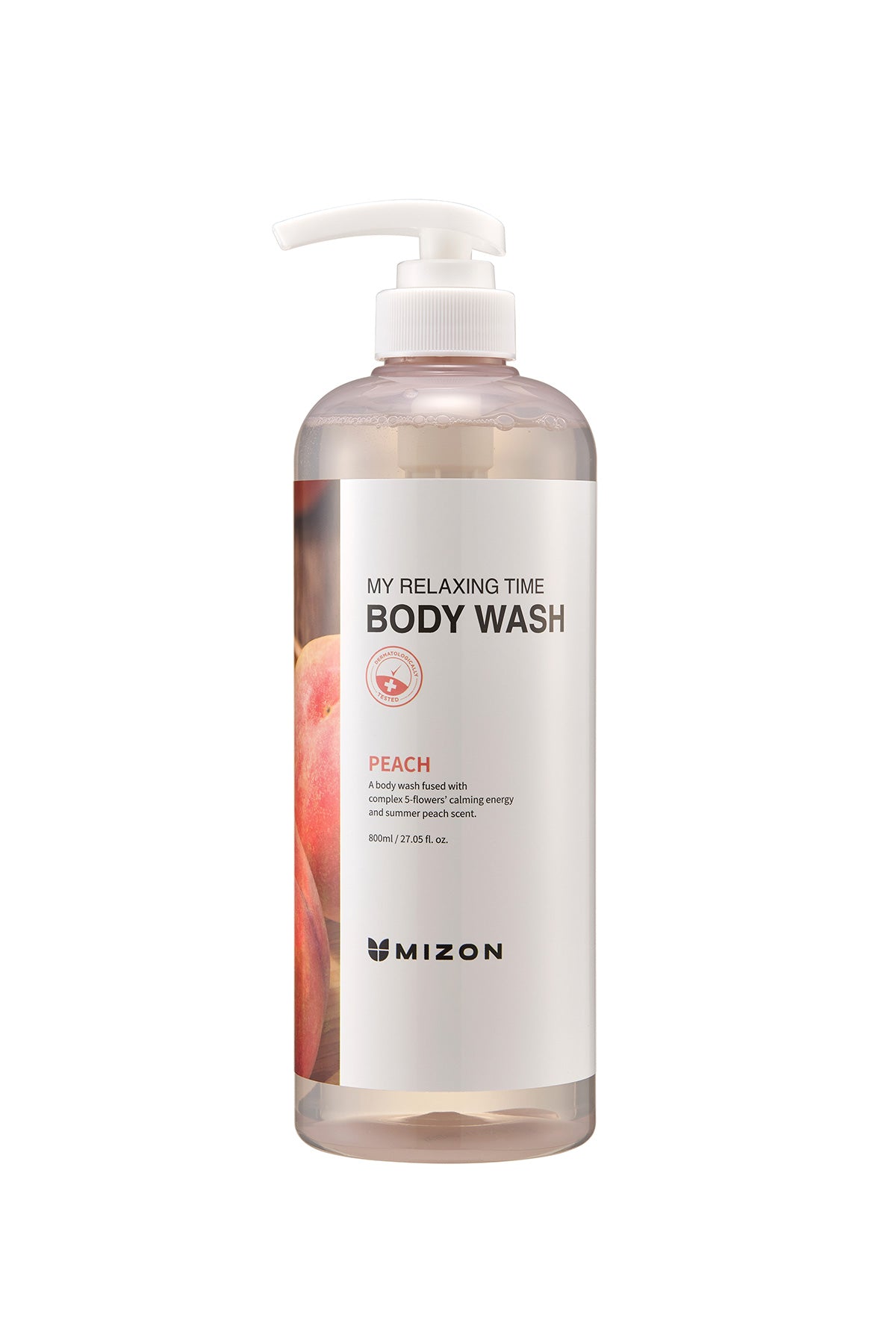 Mizon My Relaxing Time Body Wash Peach - Rahatlatıcı Şeftali Özlü Duş Jeli