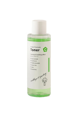 Village 11 Factory C Skin Formula Toner 250ml - Anında Yatıştıran ve Ton Dengeleyen Cica & Yeşil Çay Tonik