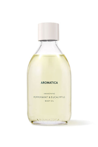 Aromatica Awakening Body Oil Peppermint & Eucalyptus – Uyarıcı Vücut Yağı Nane & Okaliptüs